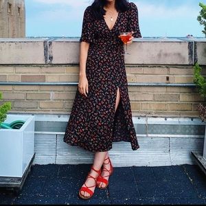 Floral print dress